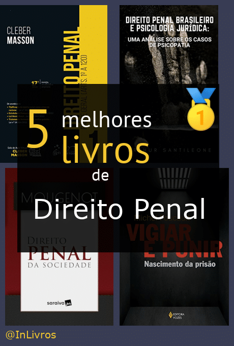 Os 5 melhores livros de Direito Penal nossas recomendações